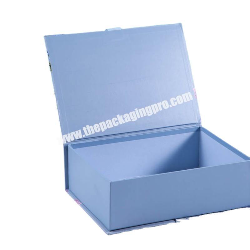 White Folding Foldable Eyelashes Eyelash Wig Hair Extension Design Customs Custom Cardboard Black Magnetic Packaging Box