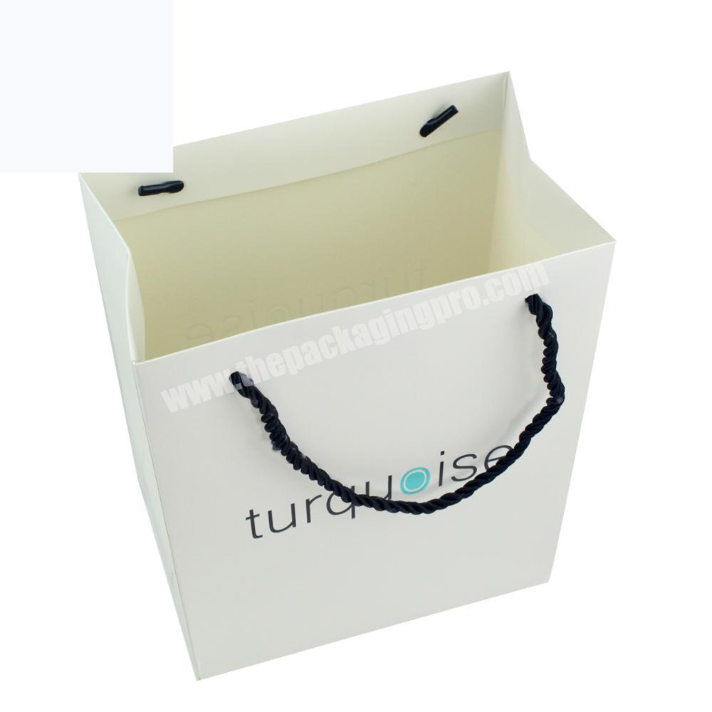 White Hot stamping Customized Color Full Wedding Custom Manufactures paper bags wholesale with your own logo