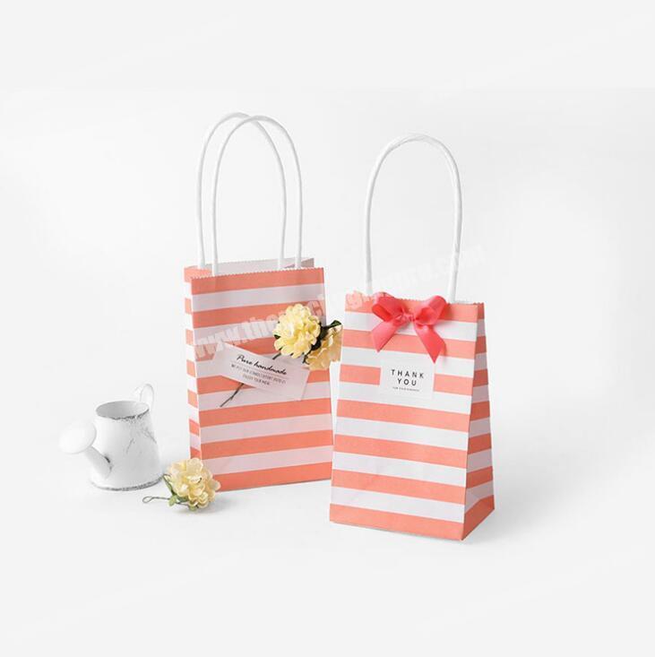 white kraft paper mini candy gift bag