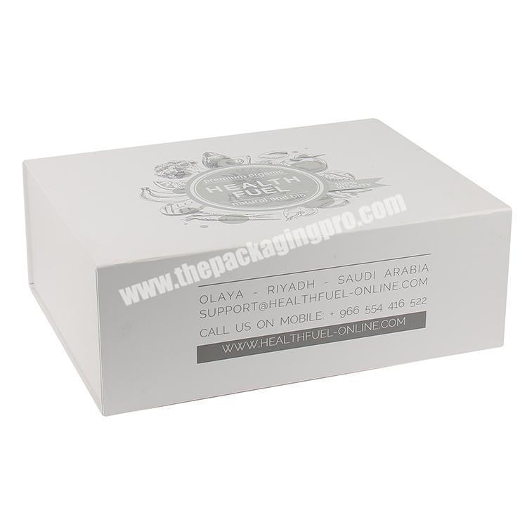 white luxury custom wedding dress packaging box