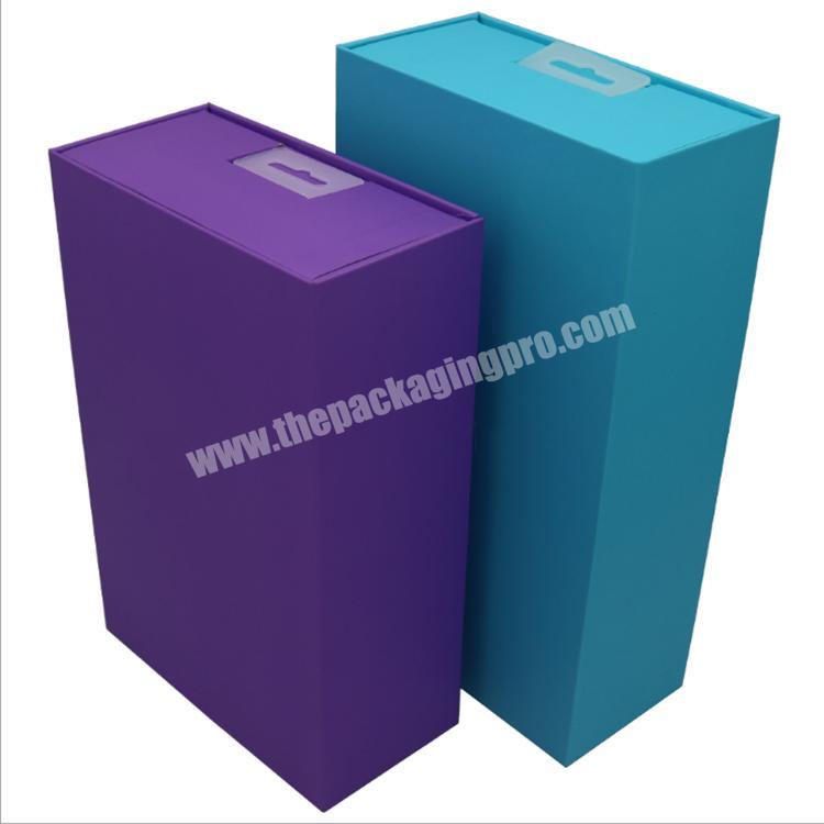 white magnetic box magnetic ring box cardboard custom box