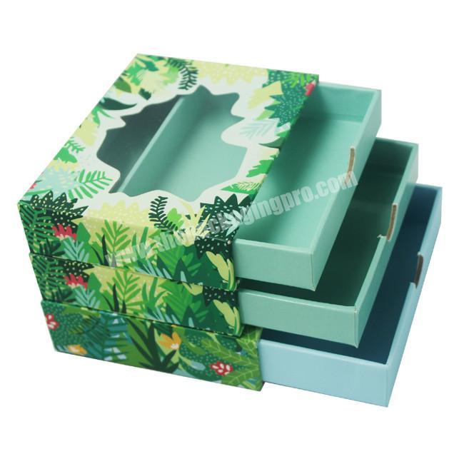 White Paper Bags Handles Luxury Shopping Plain Cardboard  Eyelash Gift Craft Shipping Package Box With Logo