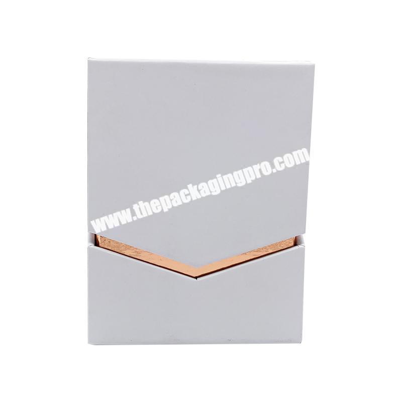 white paper gift box for cosmetic packaging boxes