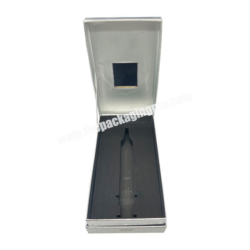 white paper gift box for cosmetic packaging lipgloss empty sterile syringes boxes