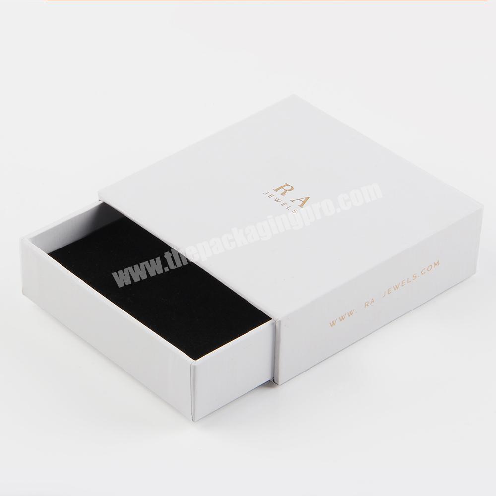 white paper shipping custom bracelet false eyelash box packaging gift box with foam