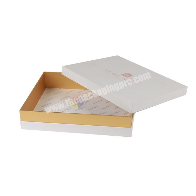 white premium cardboard headband packaging box