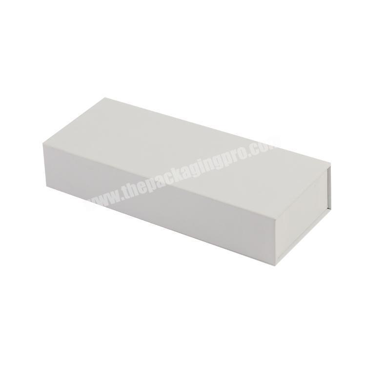 white premium magnetic flip lid nail polish set box