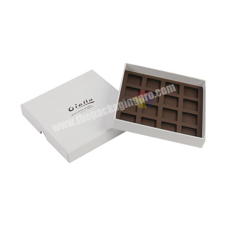 white rigid paper chocolate strawberry packaging box
