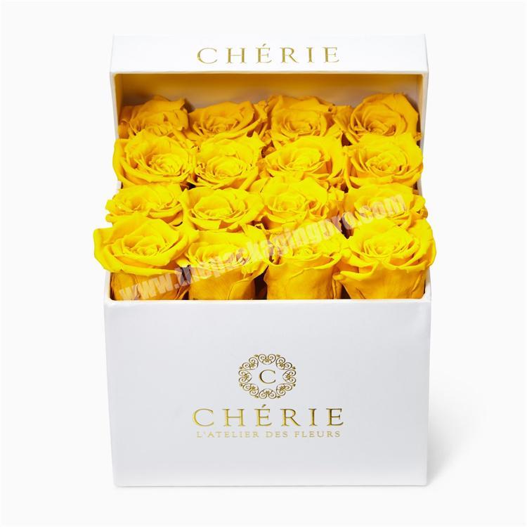 White Rose Flor Caixa Para Vestidos De Noiva Graduation Flower Logo Hat Box Boxes