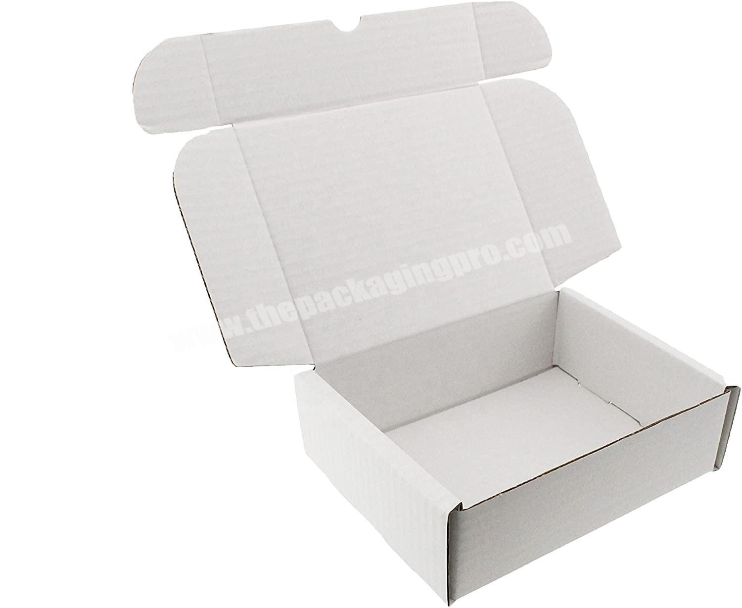 White transport box Postal mail  gift box small cardboard cardboard box