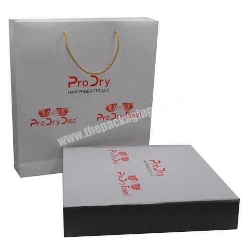Whole Custom Logo Printed White Mailer Box Corrugated Cardboard Gift Boxes With Paper bag