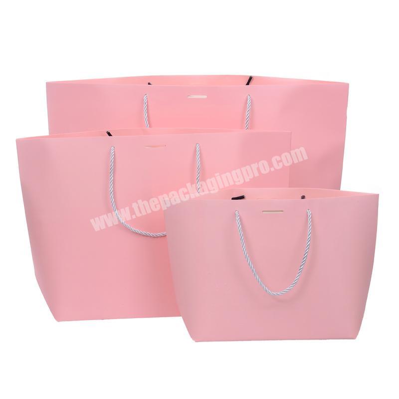 Wholesale 30x27x12cm Eco Friendly Custom Print Nice Fashionable Paper Shopping Bag