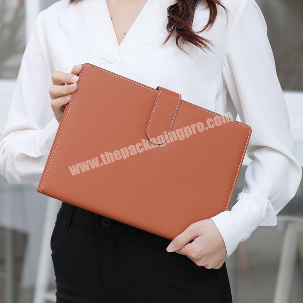Wholesale A4 size Hardcover PU Leather School Stationery Classmate Lined Paper Notebook