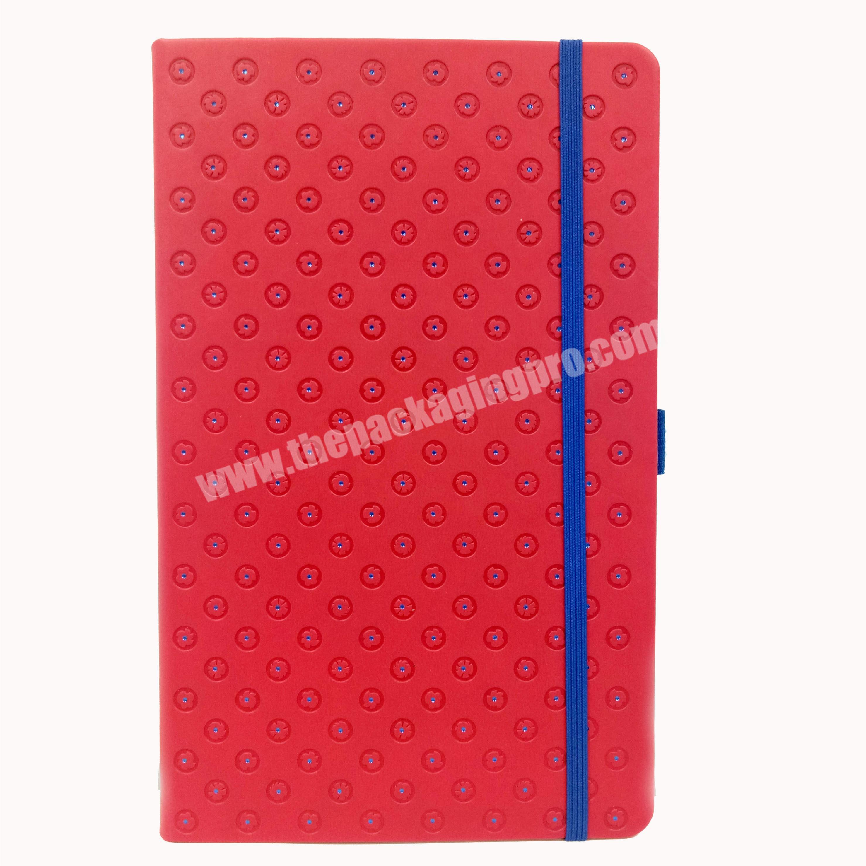 Wholesale a5 weekly planner hardcover notebook custom diary and pen loop