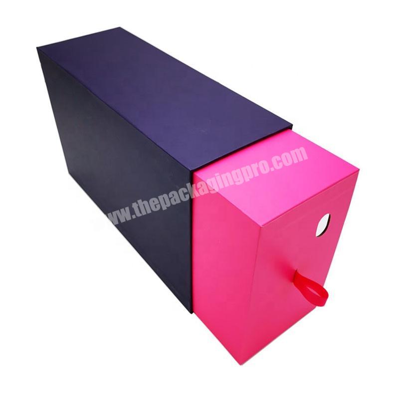 Wholesale Accept Custom Order Printed Matte Paper Packaging Cardboard Drawers Shoe Box