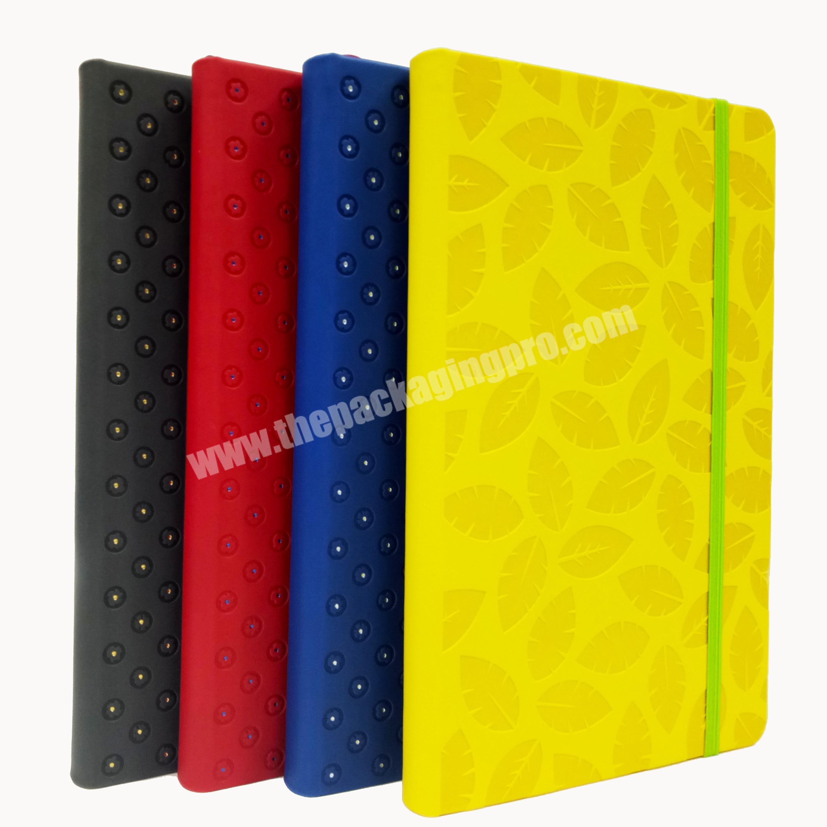 Wholesale agenda planner a5 pu leather notebook custom diary weekly monthly journal