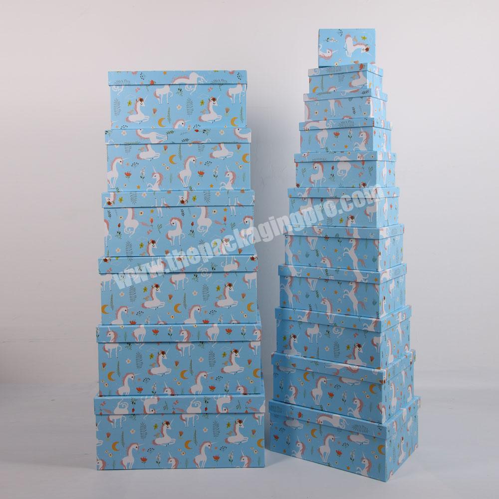 Wholesale Beautiful Big Packaging Box With Lid For Clothes
