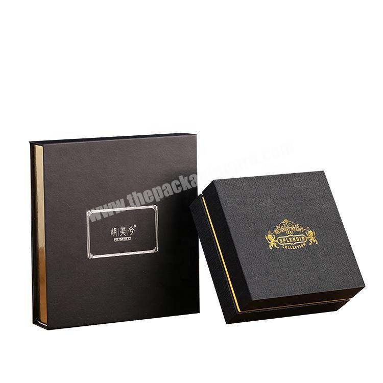 Wholesale Black Cardboard Magnetic Gift Boxes Customs Data