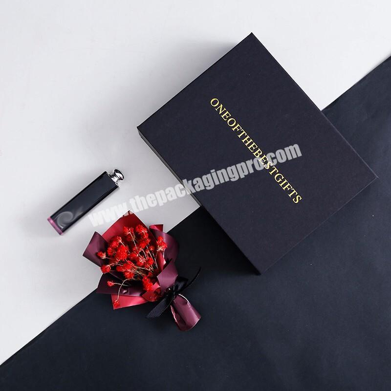 Wholesale Black Elegant Style High Quality Magnetic Gift Packaging Box for Lipstick