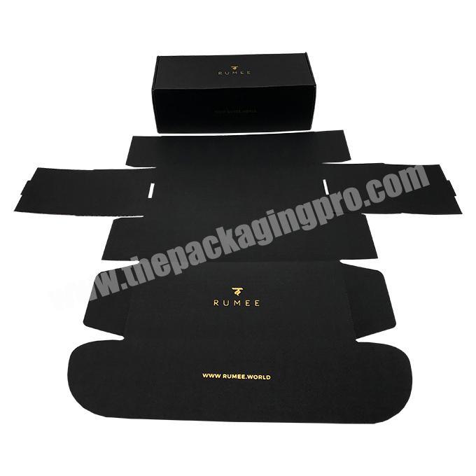 wholesale black folds paper box  corrugated box  for stockings  necktie  all