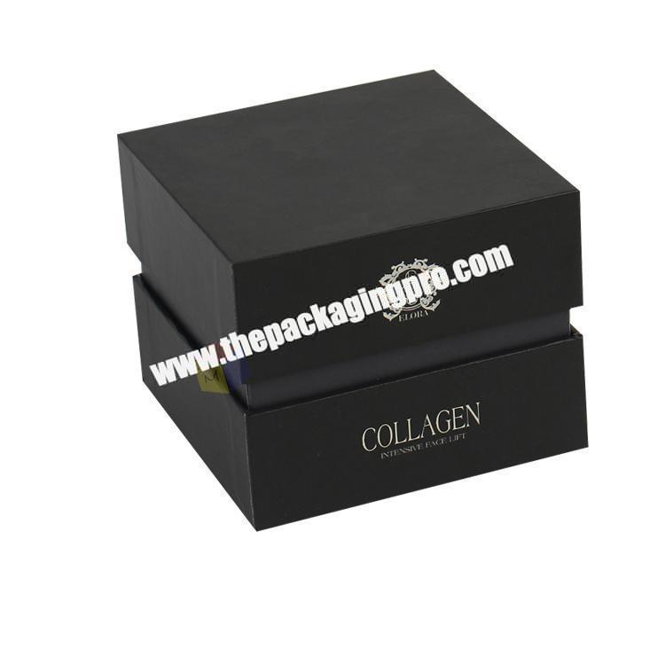 wholesale black hard square custom logo cosmetic boxes