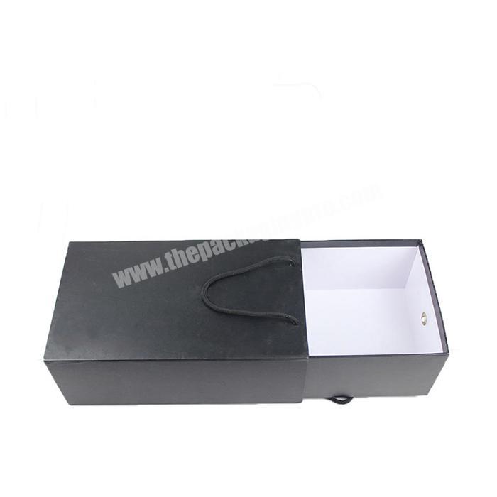 wholesale black large drawer gift shoe box with drawer