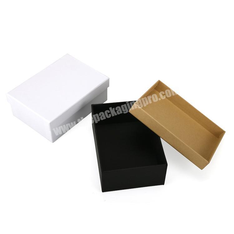 Wholesale brown kraft paper rigid gift box with lid and base