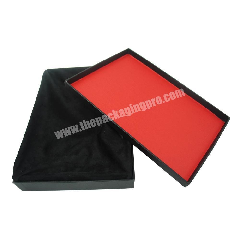 Wholesale Cardboard Apparel Industrial Use Black Matt Paper Box, Printing Custom Logo High Quality Clothing Packaging Box