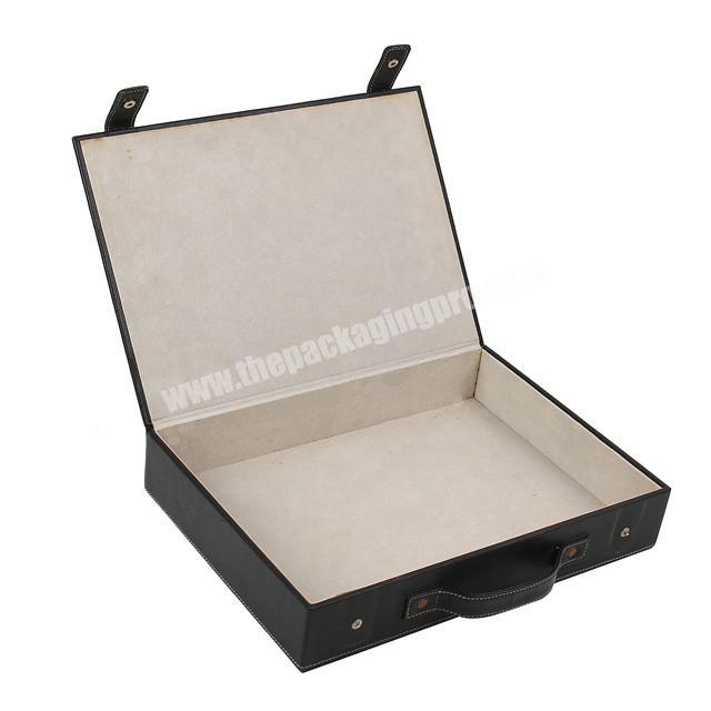 Wholesale cardboard suitcase gift box with handle