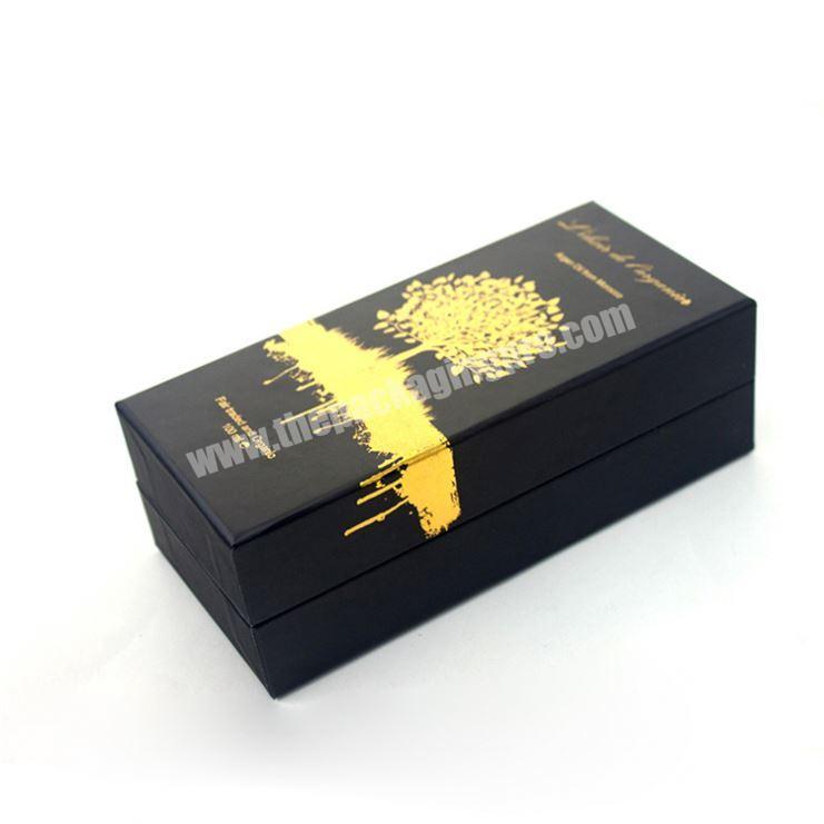 Wholesale Cheap Custom Logo Black Kraft Paper Gift Boxes,Rectangular Black Cardboard Storage Gift Box with Lids