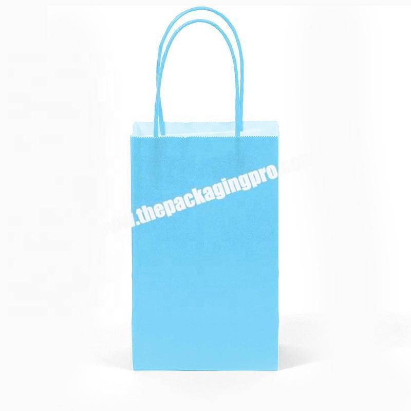Wholesale Cheap Custom Small Happy Birthday Party Favor Paper Gift Bags For Kids
