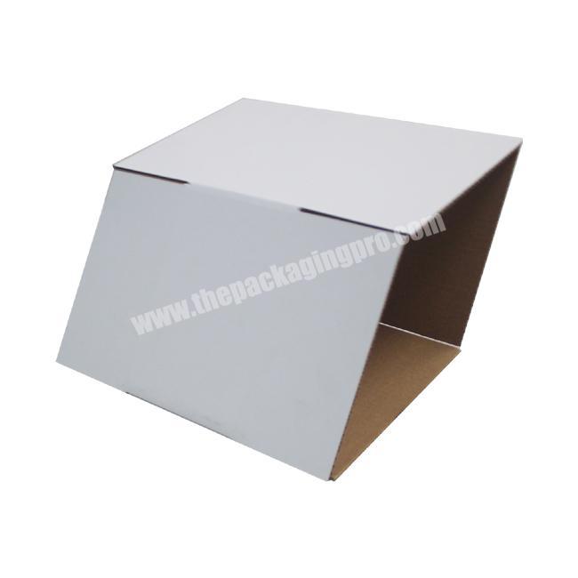 Wholesale Cheap customized White Carton Paper Packaging Shipping Box