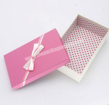Wholesale cheap different sized jewelry recycled paper gift box with lid