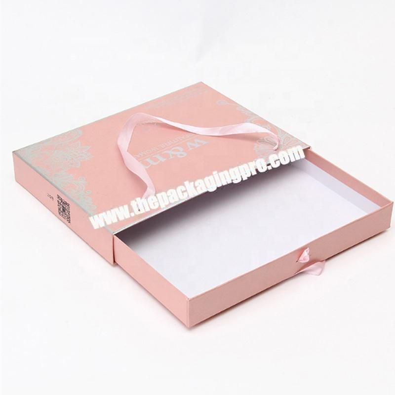 Wholesale Cheap OEM Luxury Design Hard Cardboard Die Cut Paper box for cloth gift