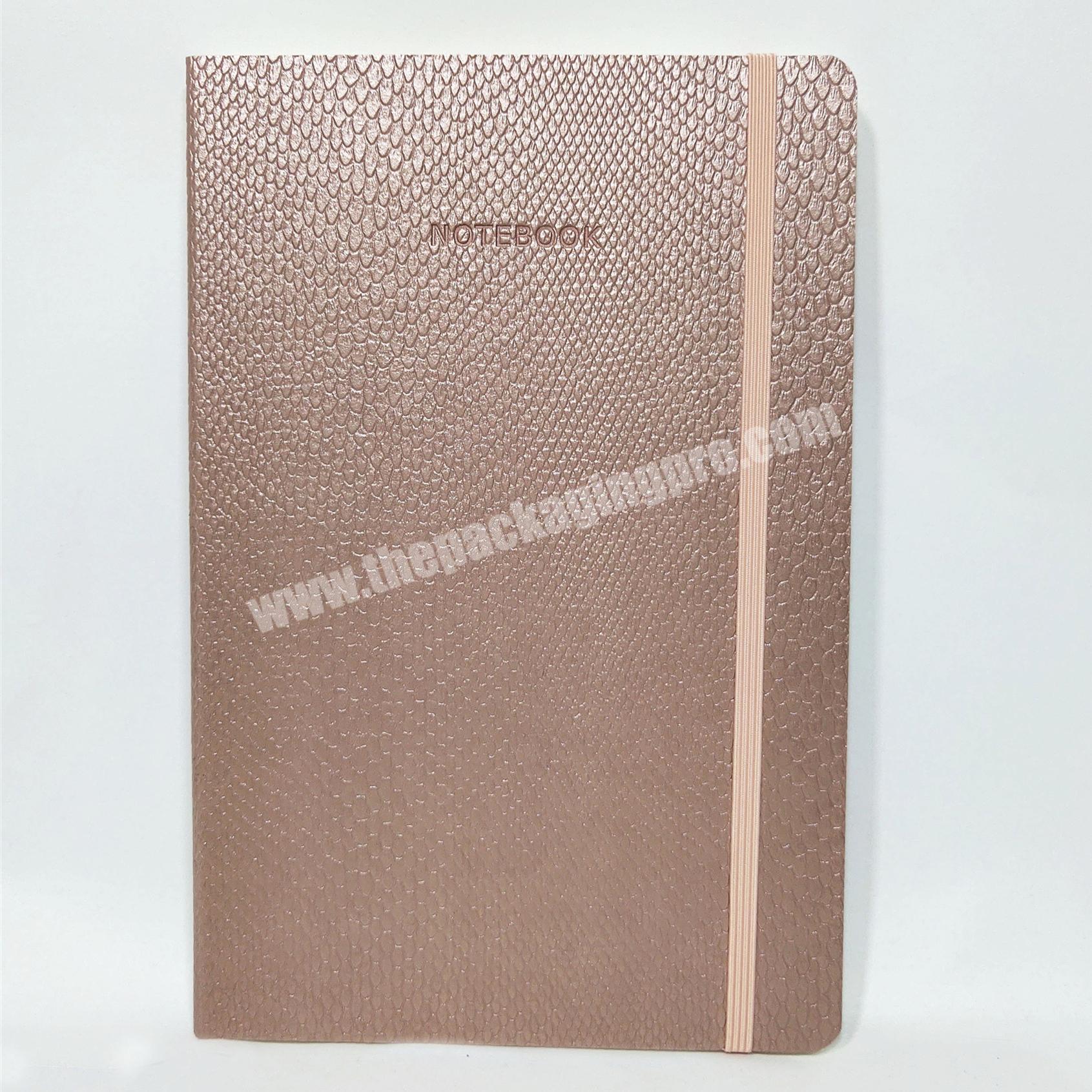 Wholesale Cheap PU Leather Notebook Printed Colorful Ribbon Student Office Diary