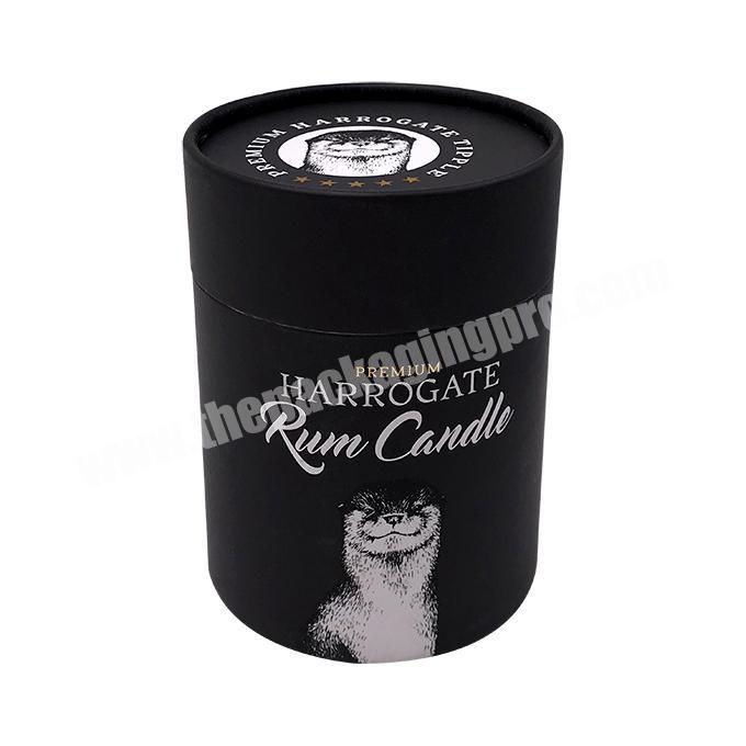 Wholesale cheap shipping box custom high quality paper cardboard round cylinder gift box with lid Suitable for candle perfume