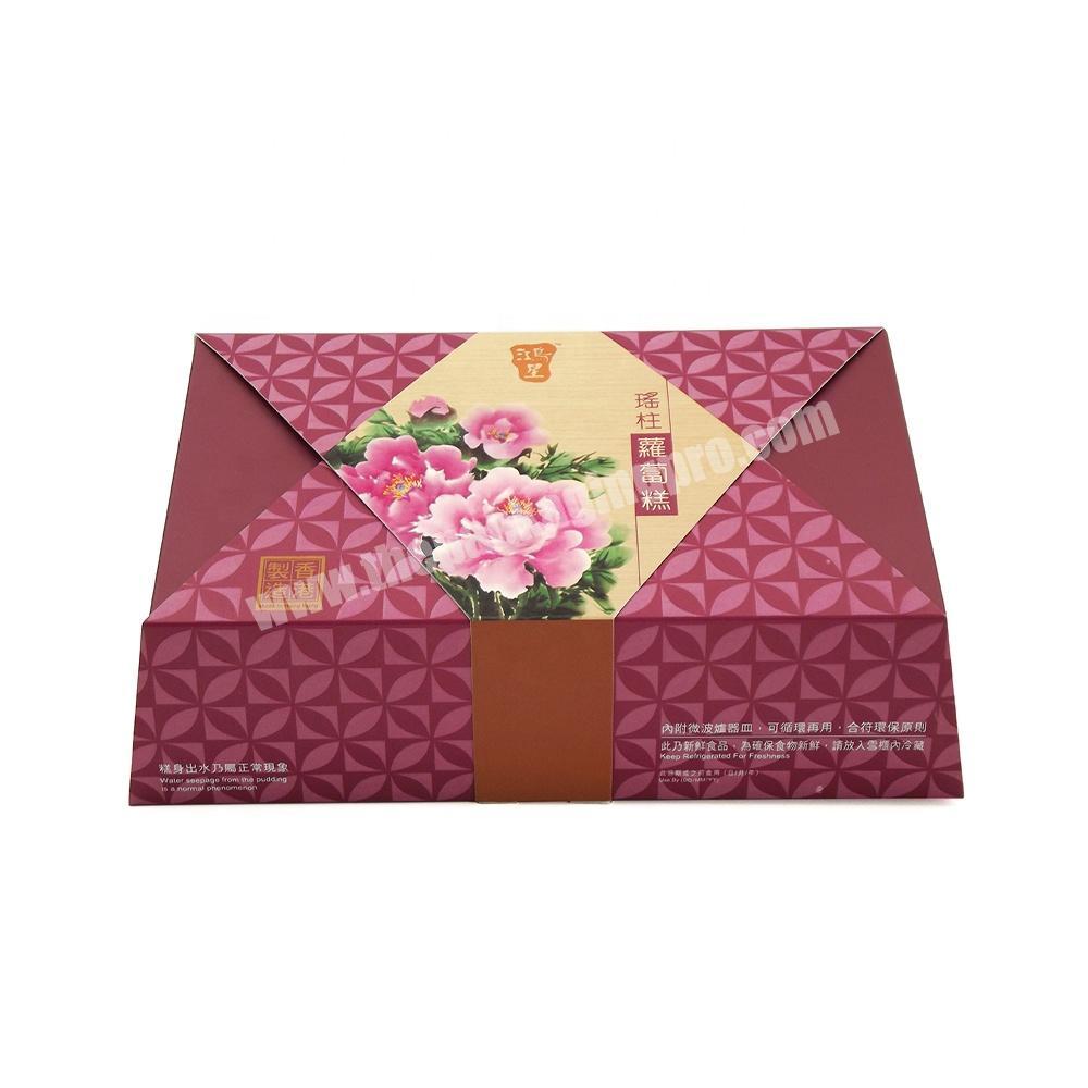 Wholesale Chocolate Package Box Paper Moon Cake Biscuit Packaging