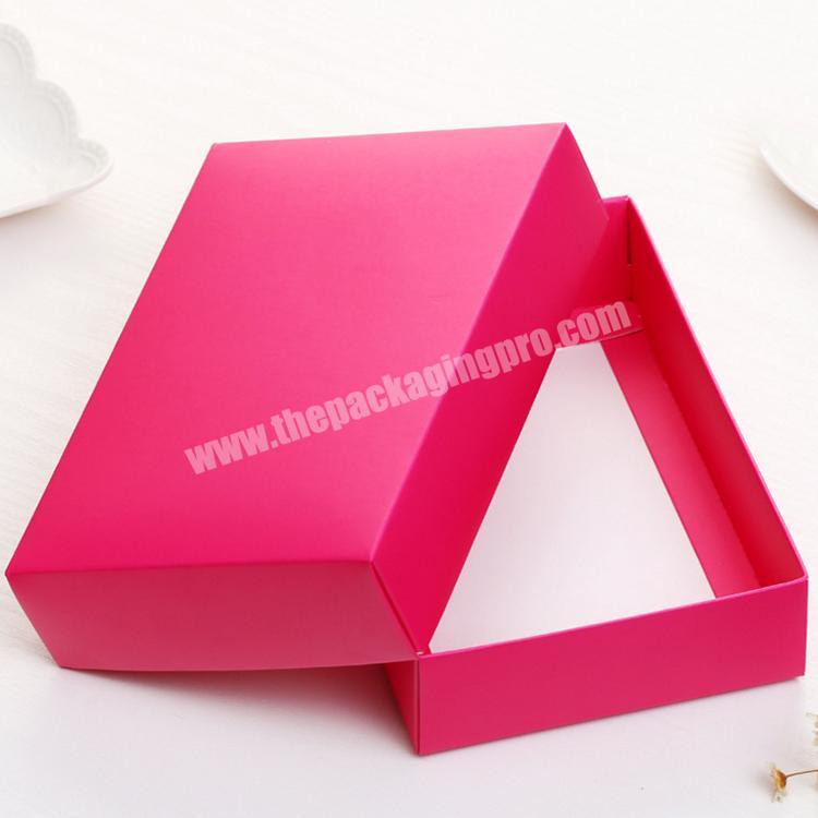 Wholesale clothes boxes with lid packaging mailing cardboard shipping box custom logo