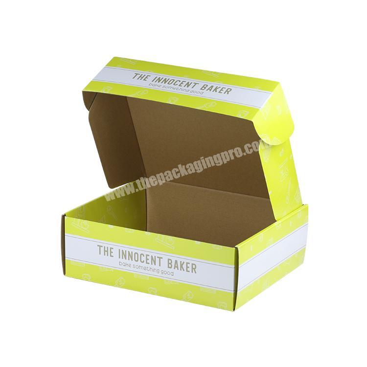 Wholesale clothing E flute cardboard carton shipping mailing corrugated box