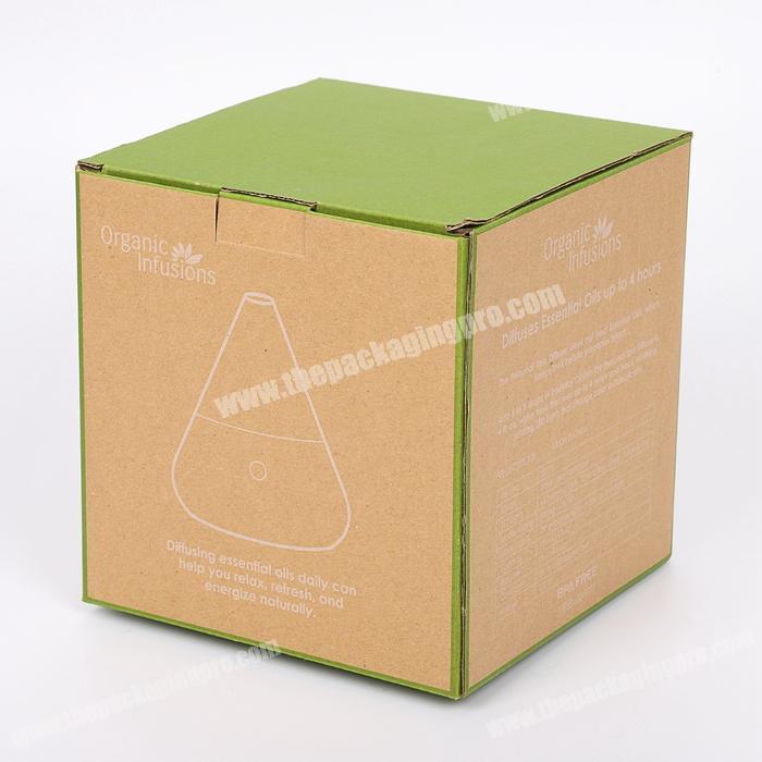 Wholesale CMYK Printed Square Brown Corrugated Cardboard Packaging Boxes China Manufacturer