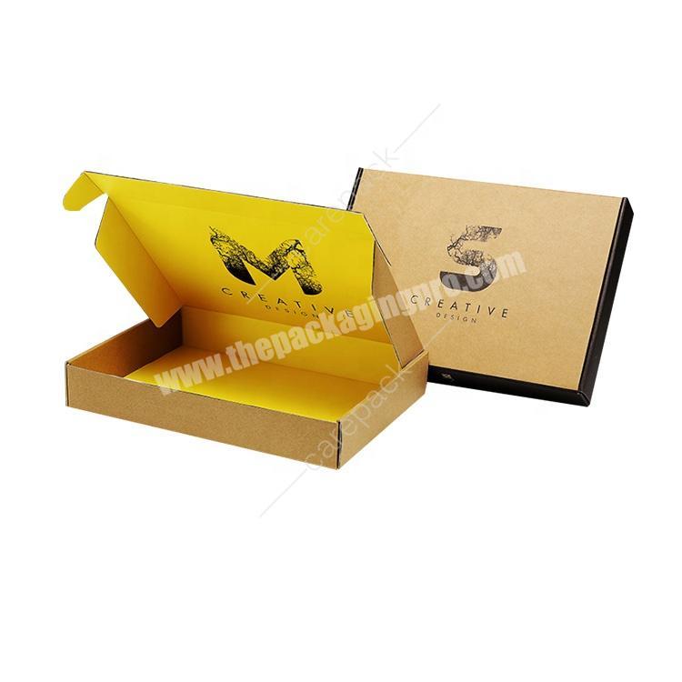 Wholesale Corrugated Carton Box Luxury  custom printed  apparel shipping boxes