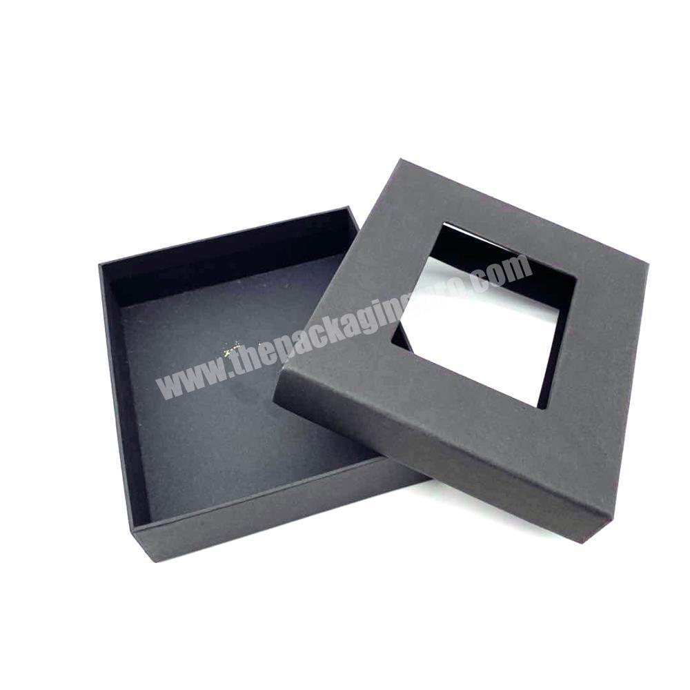 Wholesale Corrugated Paper Gift Box Packaging Black Kraft Paper Packing Cardboard Boxes For Cookies