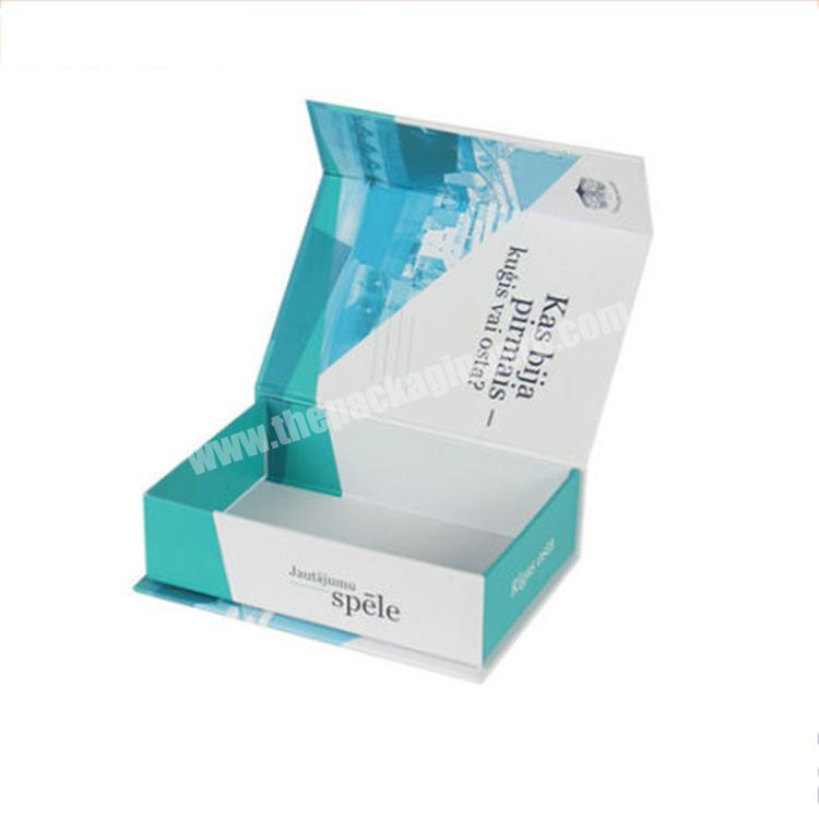 wholesale cosmetic cardboard magnetic book box