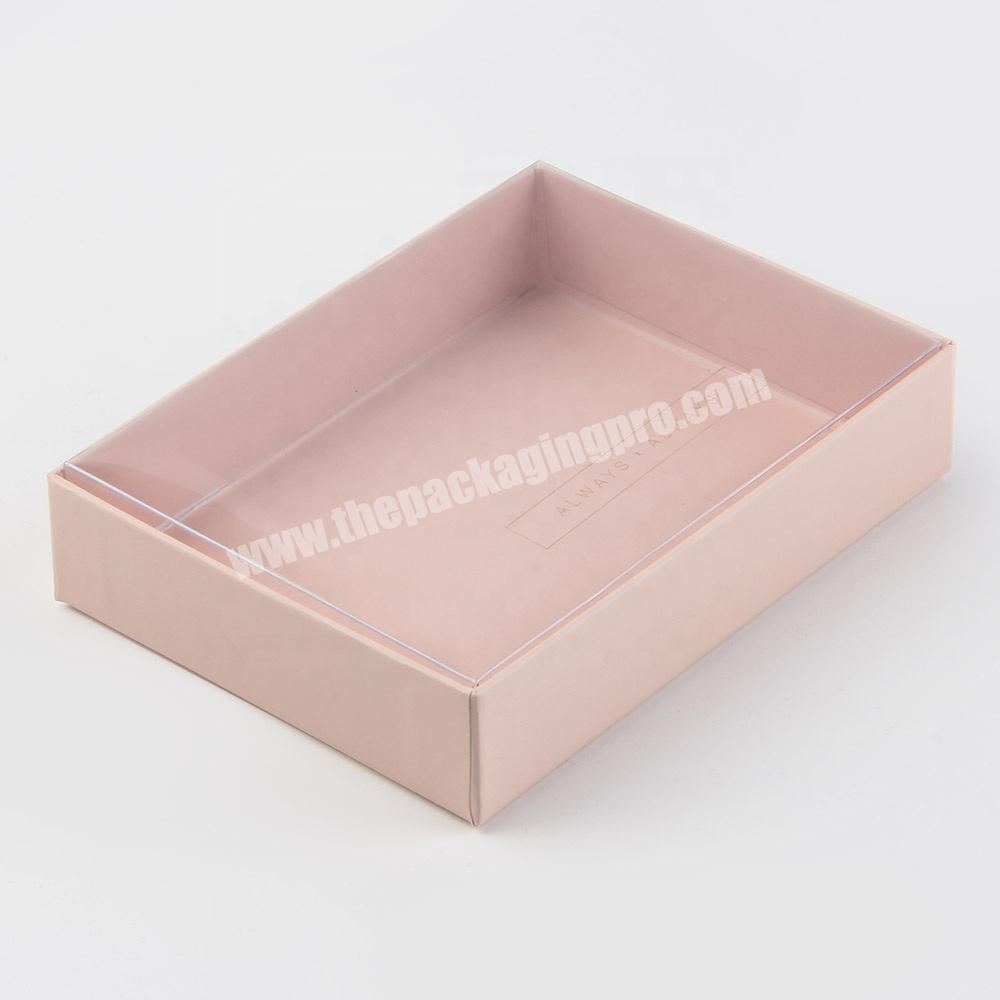 wholesale cosmetic transparent perfume gift box