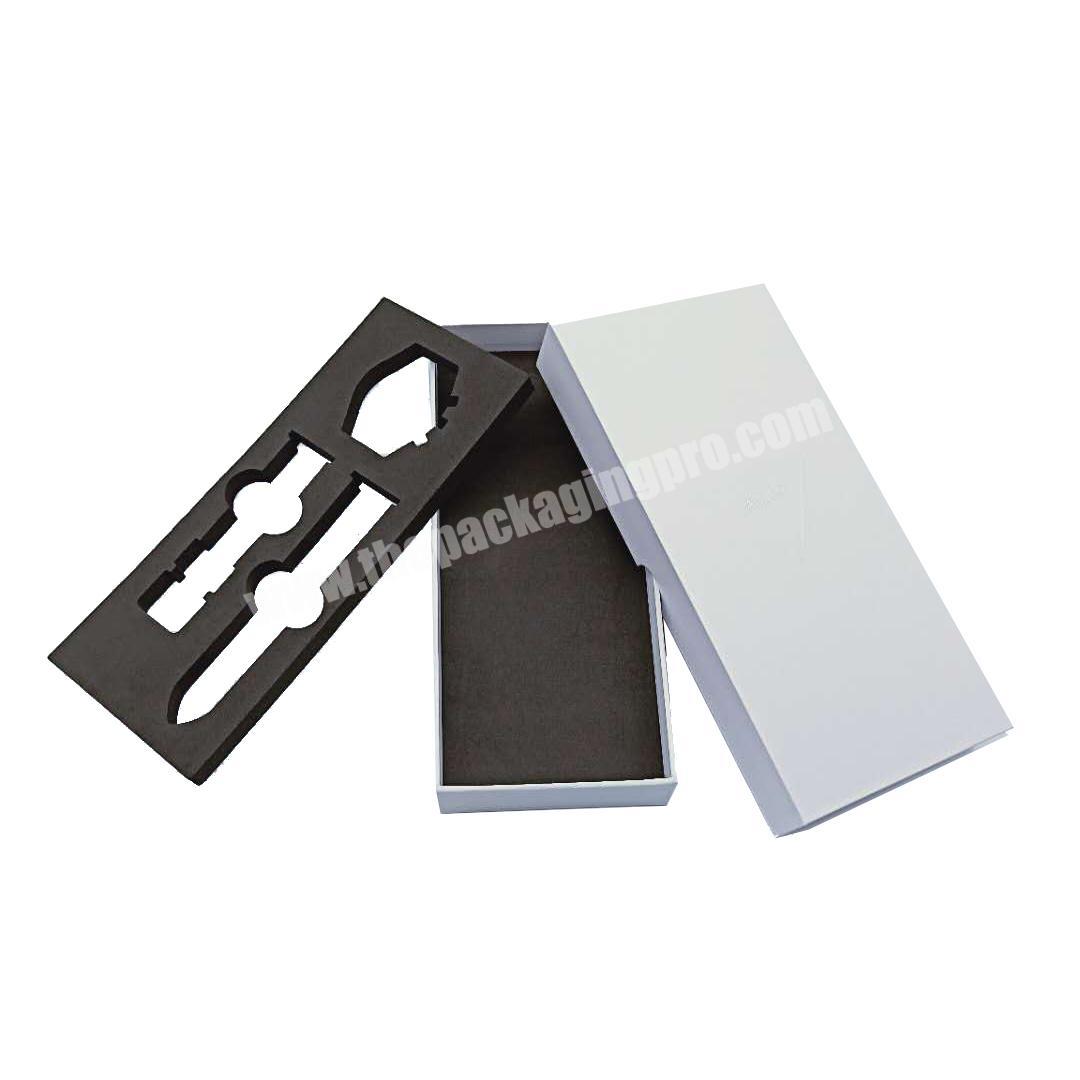 Wholesale craft paper box black white printing