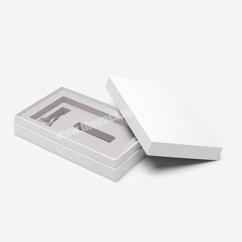 Wholesale Custom Apple Type Lid Top and Base 2 Pieces Rigid Gift Paper Packaging Box with EVA Insert