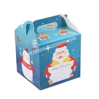 Wholesale Custom Carton Christmas Apple Packaging Box New Creative Cartoon Christmas Eve Apple Gift Box Candy Box