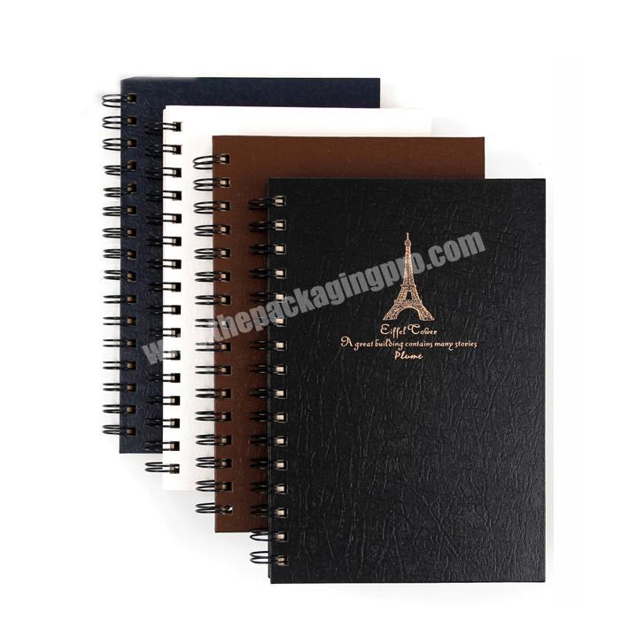 Wholesale custom cheap agenda handmade paper notebooks spiral bound
