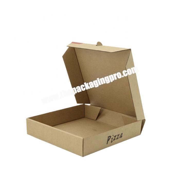 Wholesale custom cheap corrugated paper box for 12iches pizza