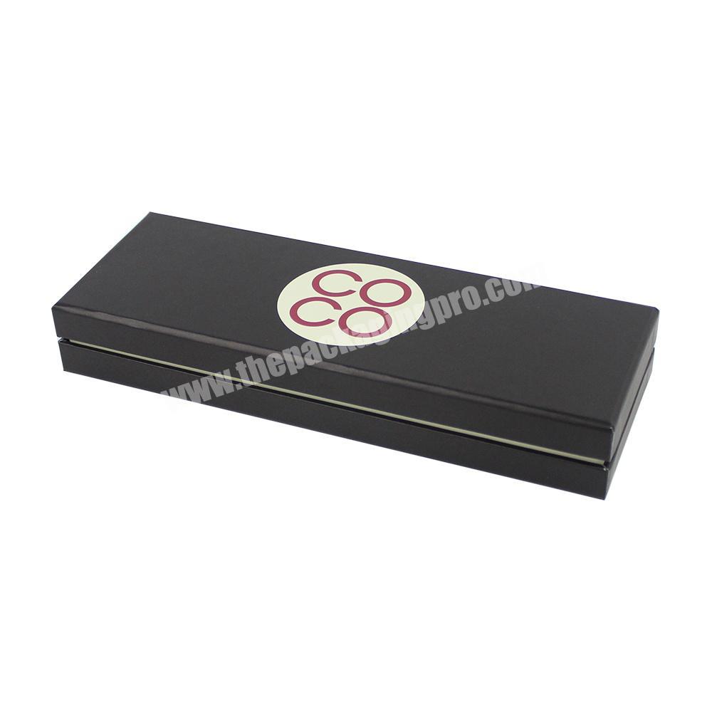 Wholesale Custom Chocolate Packaging Food Black Gift Boxes with Inserts